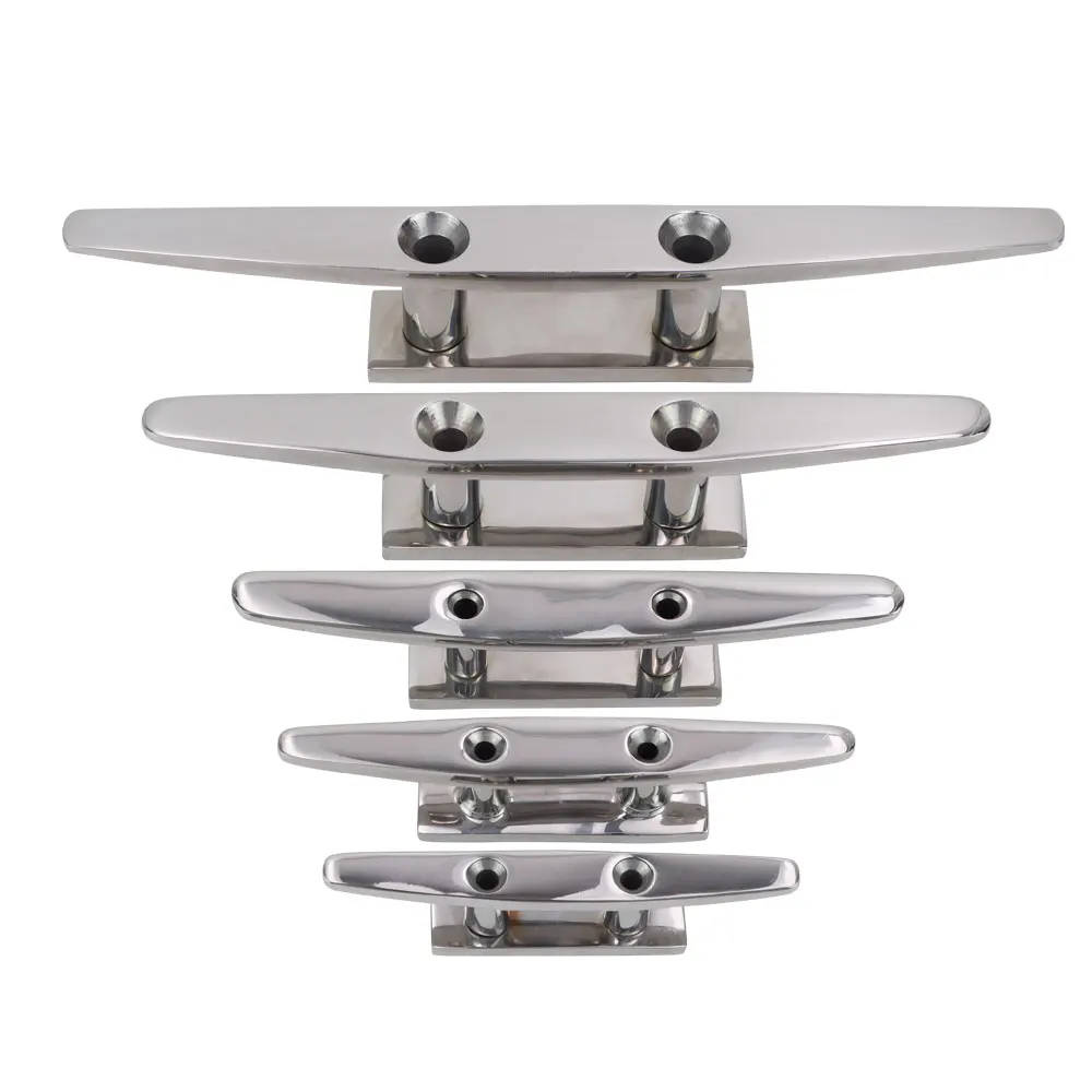 Mooring Accessories Boat Cleat Open Base Marine Grade 316 Stainless