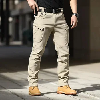 Factory price X7 X9 Summer outdoor soft breathable casual tactical stretch elastic pants men's Cargo Combat Trousers