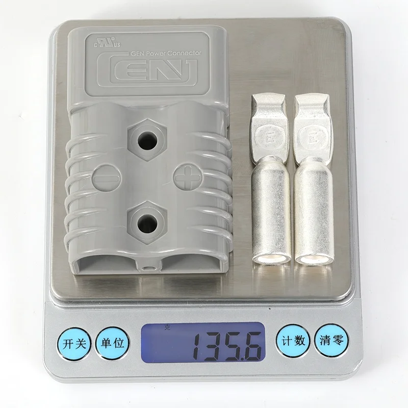 SE175 175A 1/0 2/4 AWG Gray Connector Andersonstyle 2 Pin High Current Electric Power Quick Battery Connector Plug for Forklift
