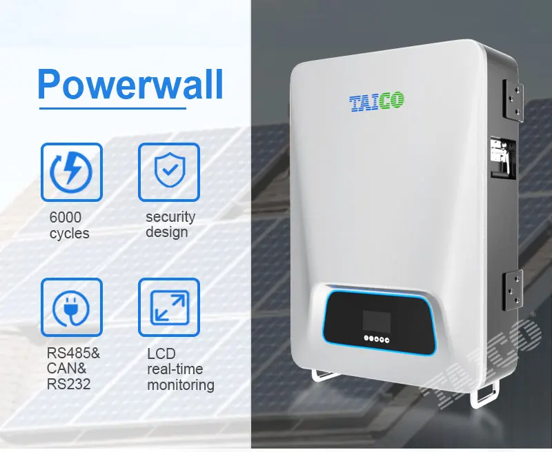 Taico Powerwall Lifepo4 Lithium Ion Battery 48v 5kwh 10kwh 10kw 100ah ...
