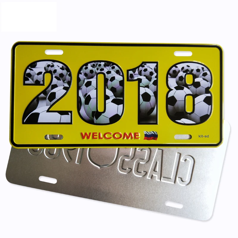 Цветной оцинкованный автомобильный номерной знак для грузовика, знаменитости, Бог, Сида, США