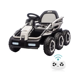 Hot Selling 12V Battery Powered 6 Wheels Electric Car Ride-on Toys for 2 to 4 Years Old Kids to Drive