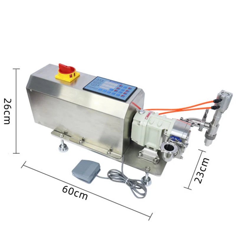 DOVOLL Rotary Lobe Filler for Paste Servo Motor 316 Stainless Steel Filling Machine - Image 2