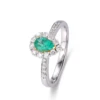 18K White Gold