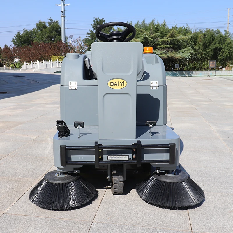Environmental Protection Electric Ride-on Road Sweeper Street Cleaning Car with Engine Motor Pump-Core Components Included