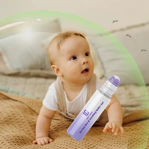 OEM 15ml/0.5 Fl oz Cooling Relief Herbal Soothing Roll-On Gel Effective Itch Relief Fresh Featuring Purple Root Ingredients