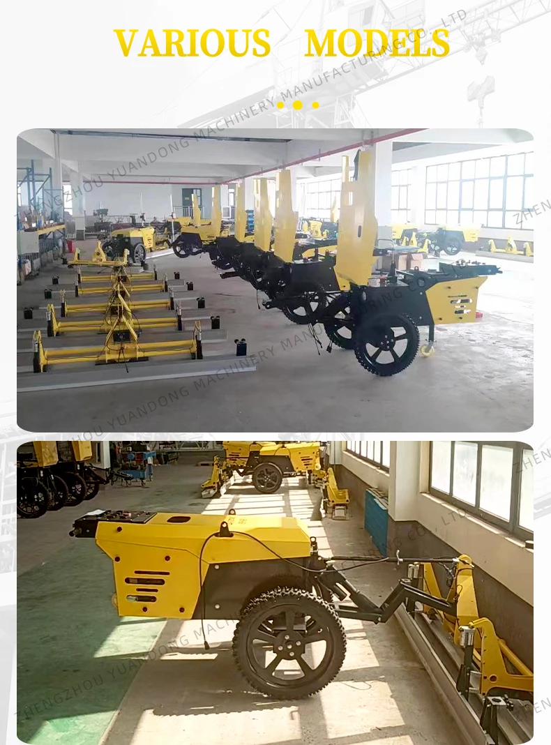 High Efficiency Automatic Floor Self Leveling Laser Screed Machine Laser Concrete Screeding for Road Construction supplier