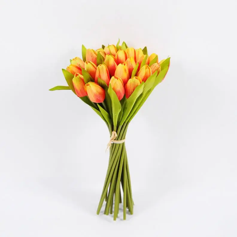 Artificial Flowers Multicolor Tulips Real Touch Diy Wedding Bridal Shower  Party Home Arrangement Decorations Fake Tulip Bouquet - Buy Plastic Flower  Bouquet,High Quality Artificial Flowers Bouquets,Yeah Flower Product on  