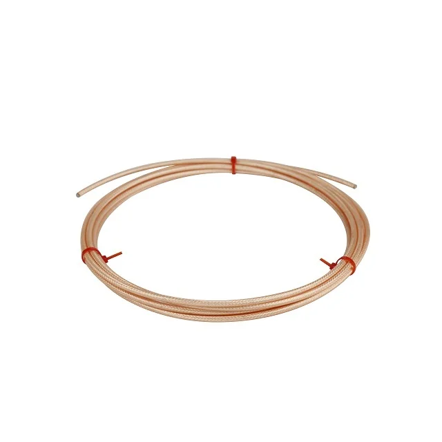 Cable coaxial RF con aislamiento de PTFE y conductor de cobre plateado RG405