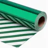 Rayure vert foncé