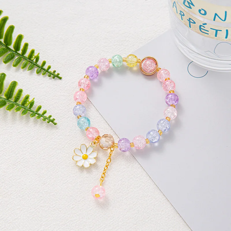 ❤000000ななさま❤2025年Bracelet❤❤❤❤✨️ 2025 New Summer Ladies Bead Bracelet with Sunflower Charm