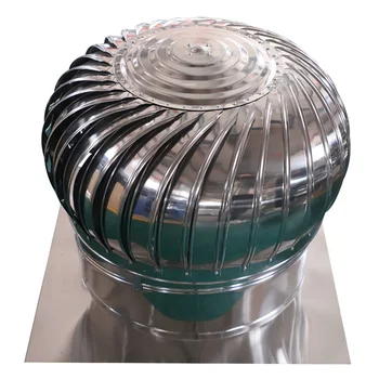 Stainless steel unpowered fan hood natural ventilator industrial plant breeding farm available