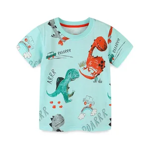 Customizable Custom Printing Cartoon Best T Shirt for Boys Short Sleeve O-neck Children T-Shirts