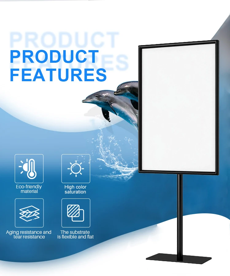 TREES 350 Roll-up Banner Printable PVC Roll- up Banner Poster Material Glossy White Eco Solvent Printing Vinyl Roll details