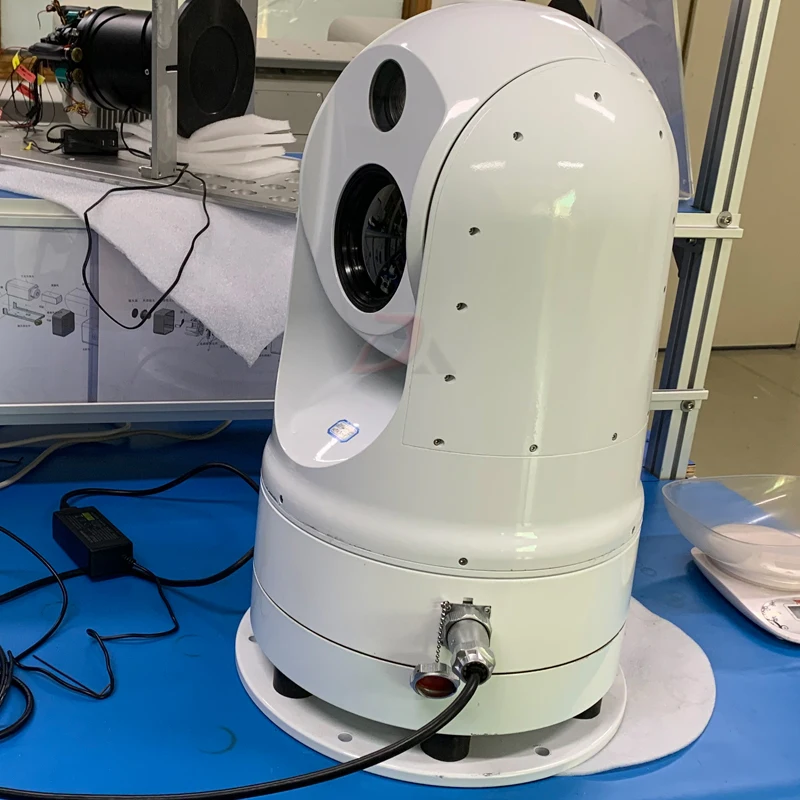 Vehicle Boat Mounted 2 Axis Gyro Stabilized Dome Infrared Thermal