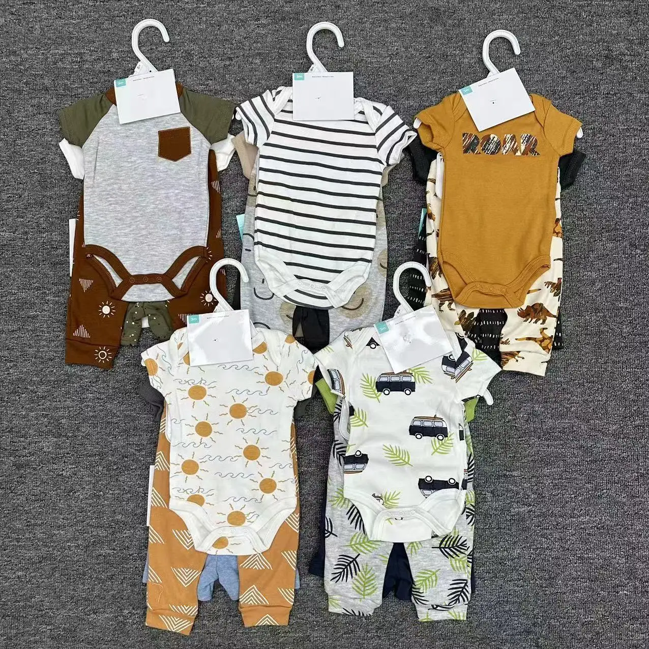 High Quality 100% Cotton Newborn Baby Funny Sleeveless Trousers ...