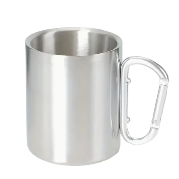 200ml Portable Double-Layer Stainless Steel Travel Mug For Outdoor Adventures - Keep Your Drinks Hot Or Cold On The Go