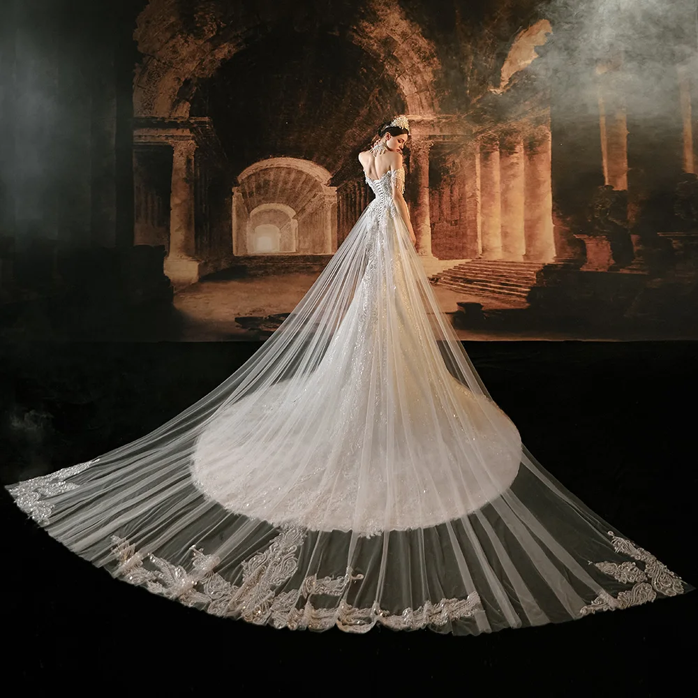 chinese dress ladies Mermaid Wedding Dresses,Satin Simple Bridal Dress,WD00464, US16 / Ivory