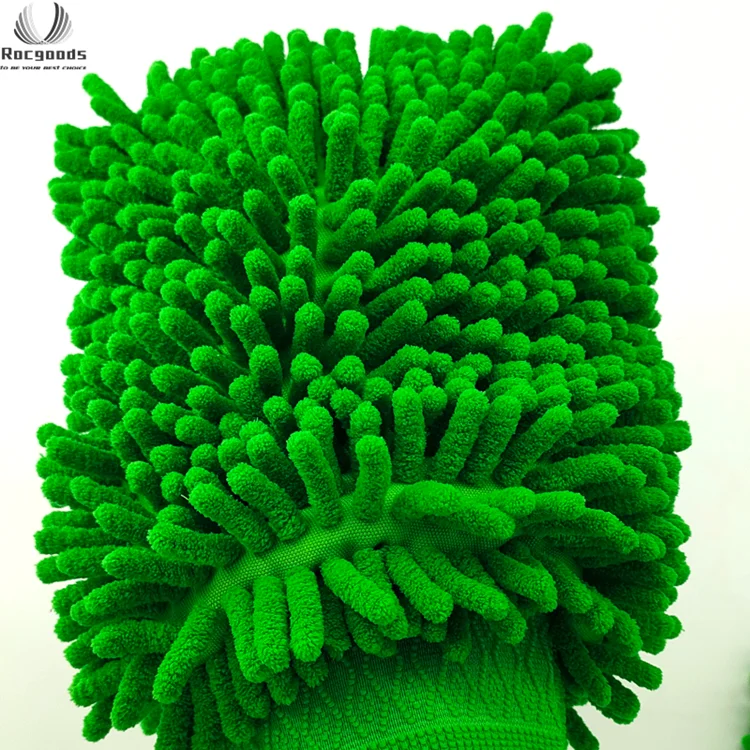 Фабричная синель для мытья автомобиля микрофибра синель Gl oves Толстая варежка для мытья автомобиля восковая детейлинг щетка автоуход двухсторонняя Gl ove