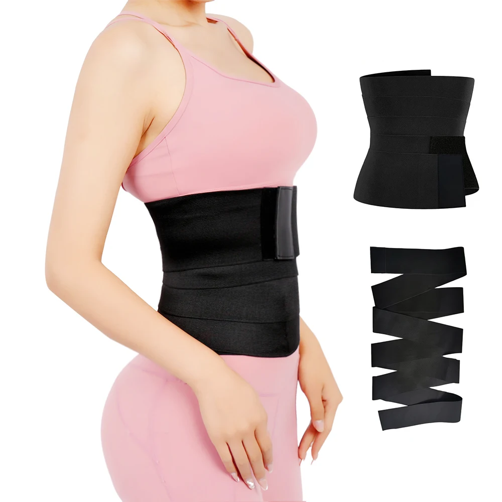 Wrap Waist Trainer Tape, Bandage Wrap Lumbar Waist Support Belt