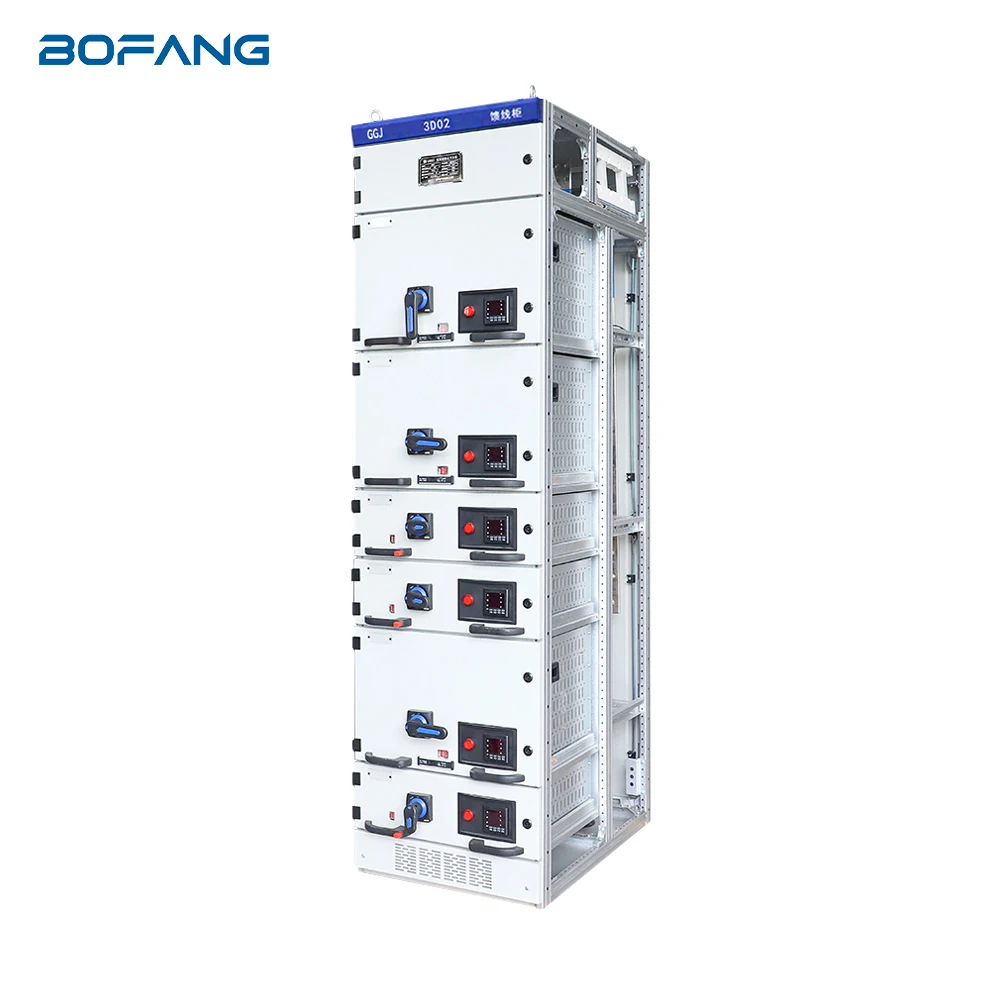 GGJ-LV Intelligent AC Breaker Control Panel Low Voltage 380V Power Distribution Switchgear ABS Material Copper Steel Components