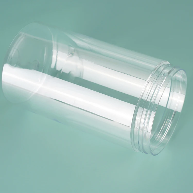 OEM ODM Custom Printing 250ml 300ml Clear Body Butter Containers With Black Plastic Lids Food-Grade Packaging