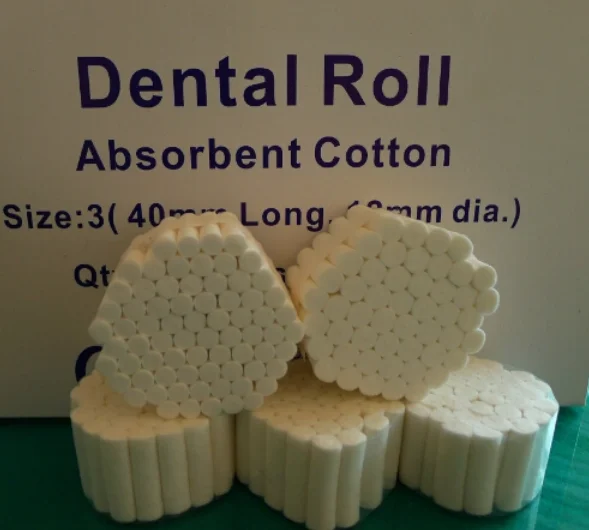 Wholesale 100 Natural Cotton High Absorbent Dental Cotton Roll,Dentist Gauze Rolls,Sterile Or