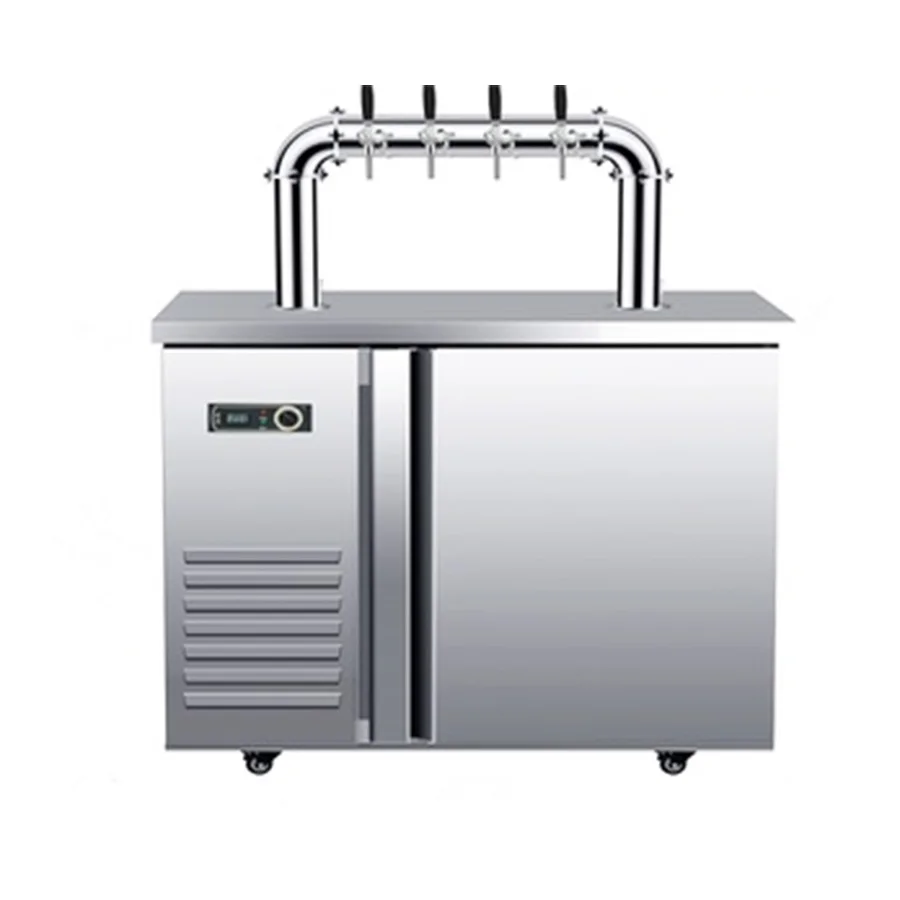 Gho 4 Tap Hold 4 Kegs Kegerator For Sale Draught Beer Dispenser Stainless Steel Beer Cooler