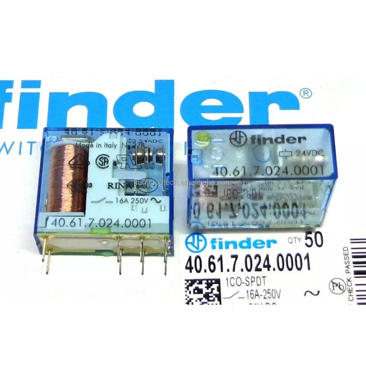 Relè Elettromagnetici 5 Pezzi 24V CC 40.62.7.024.0001 - Relè Miniaturizzati, Facili Da Installare, Per Protezione Circuiti