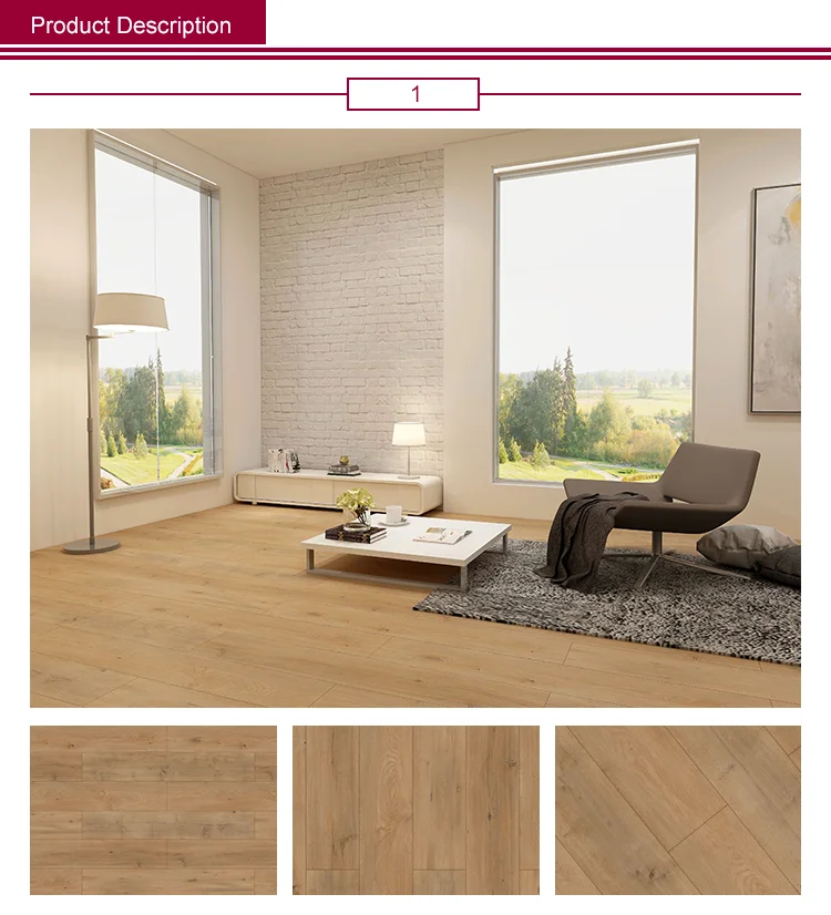 7-12mm China Laminate Flooring Factory Wholesale Solid Wood Flooring
