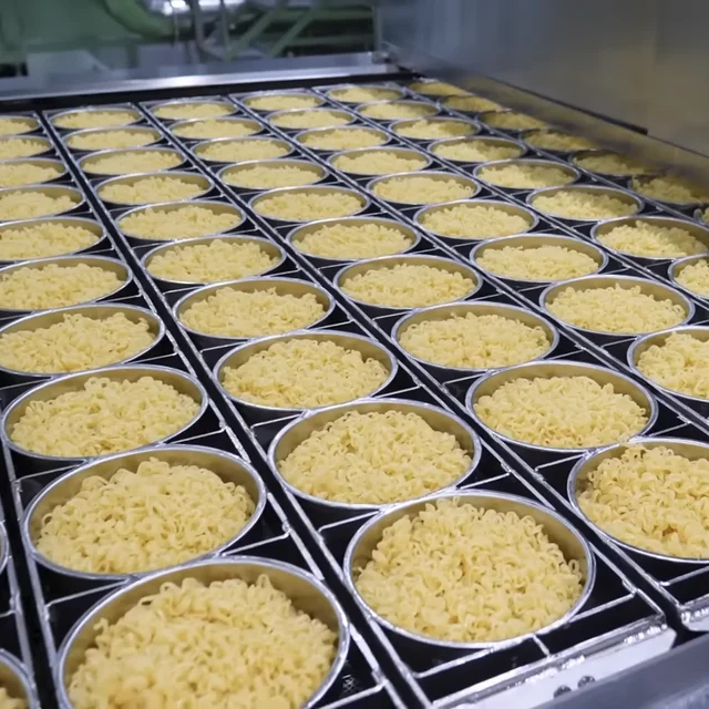 Ningjin FACTORY Price Fried & Non-fried Instant Noodle Fryer Cell and Cover for Instant Ramen Noodle Maker 3