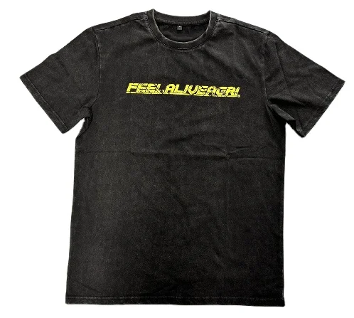 High Quality Retro Vintage Regular Fit Men's Formal T-Shirt 100% Cotton Turtleneck Short Sleeve Silk Screen Printed Breathable