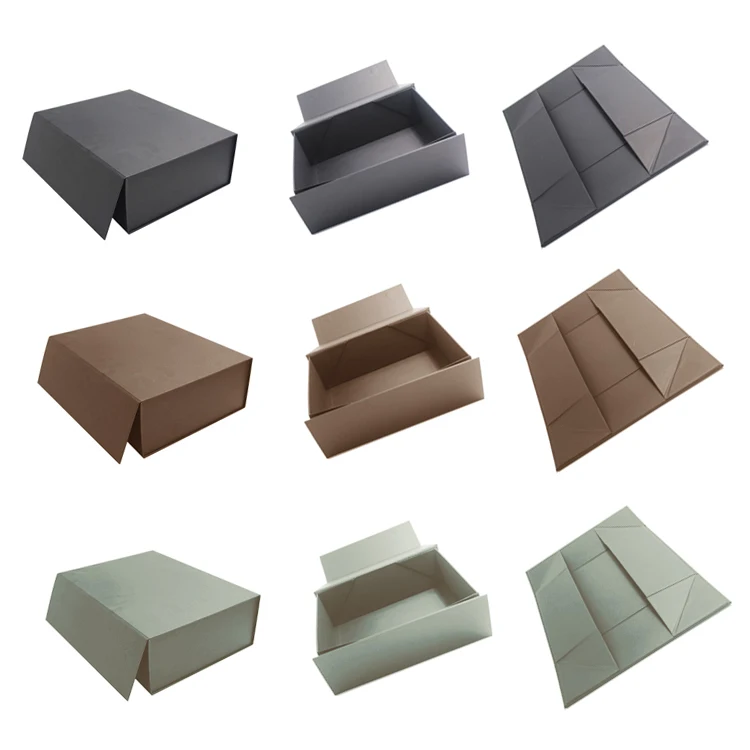 HS магнитный складной жесткий Роскошный профессиональный на заказ бесплатный образец футболка упаковка штаны Складная подарочная коробка