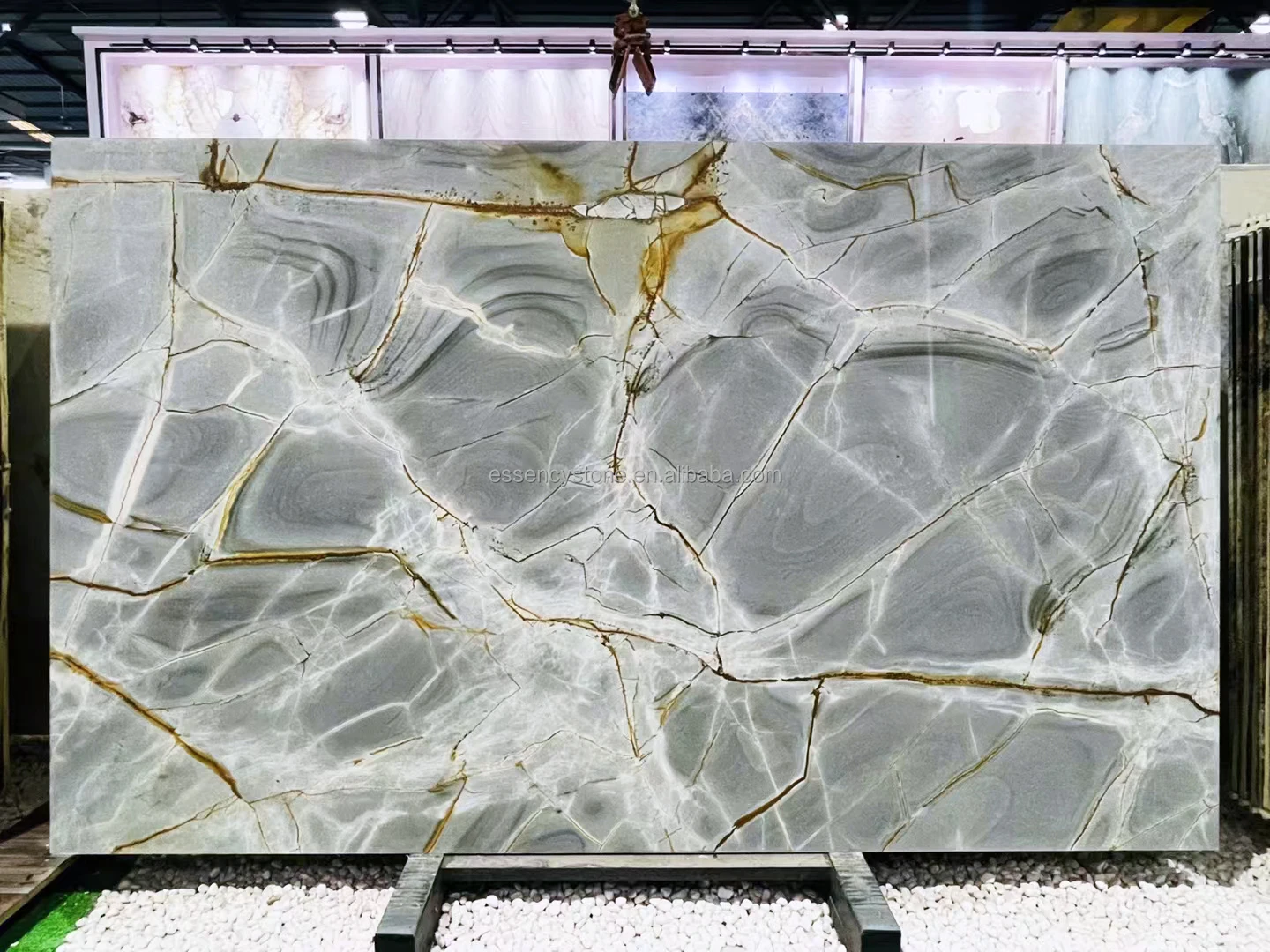 Brazil Luxury Stone Blue Quartzite Mapa Mundi Slabs Quartzite For ...