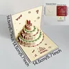 Série Poudre d'Or - Gâteau Quatre Étages Rouge