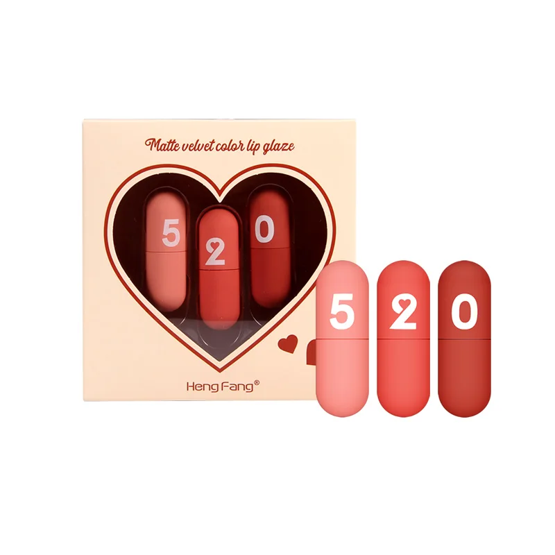 H7041 подарок на день святого Валентина для девочек Мини Блеск губ Губная помада от поставщика набор оттенков