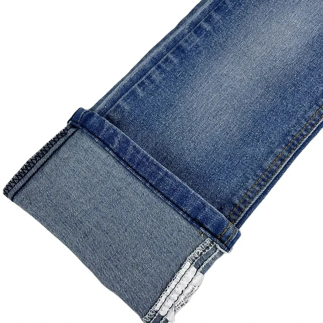 Wholesale Indigo Denim Stretch Fabric Stretch Denim Jeans Fabric Manufacturer Denim Material Fabric