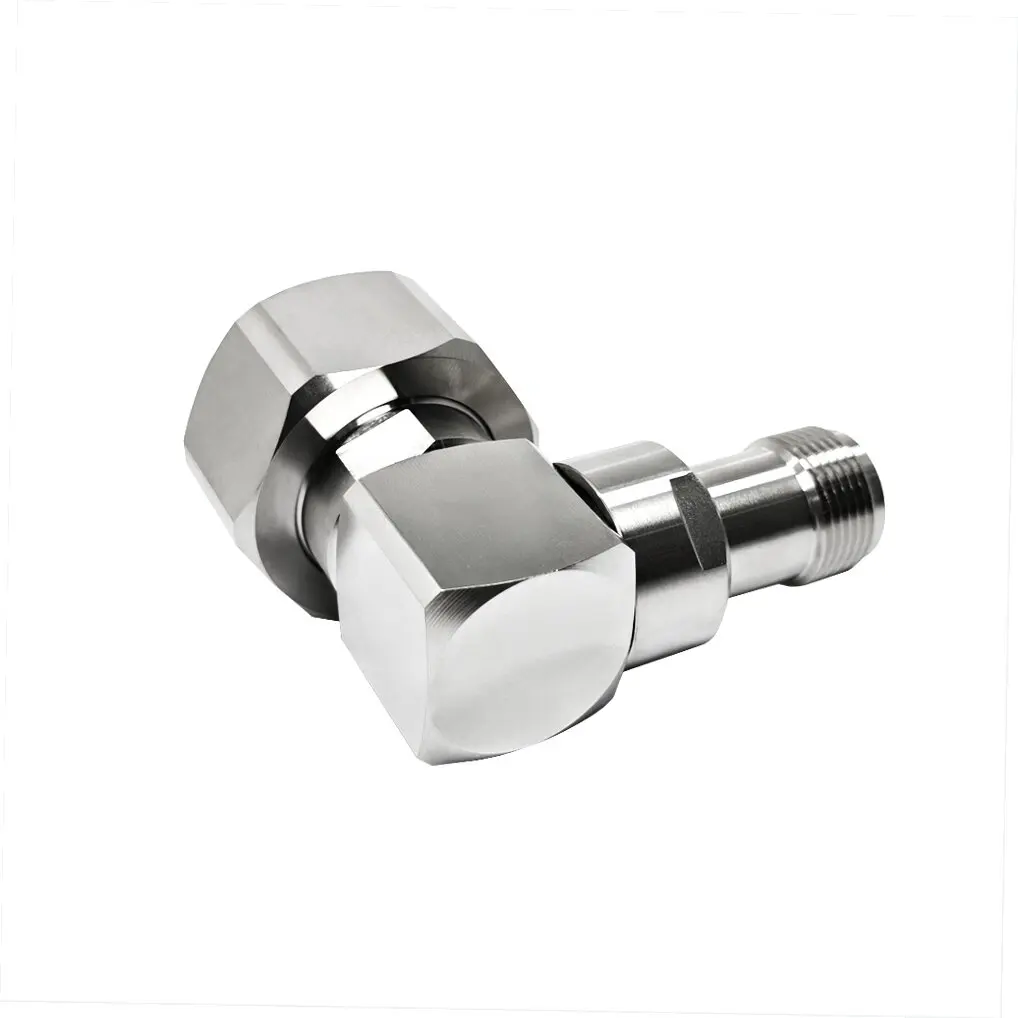 RF Adapter 50 Ohm LC Male Right Angle 90 Degree to HN Female Elbow Connector