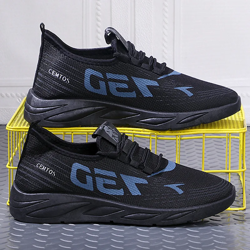 Wholesale Factory Cheap Light Weight Breathable Men's Running Shoes Fashion Casual Sports Shoes for Spring Summer Autumn
