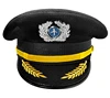 Black cap with silver badge 8
