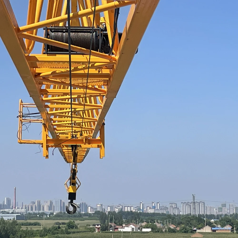 竹林院　CTR High Quality Luffing Used Tower Crane QTZ6015 10 Ton