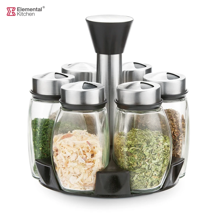 Elemental Kitchen , Spice Rack&Jars