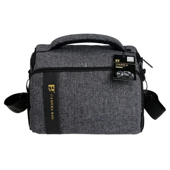FB-CB002-G Custom Logo Shoulders Scratch-proof Photography Camera Case DSLR Basic Camera Backpack Bag with Laptop Compartment