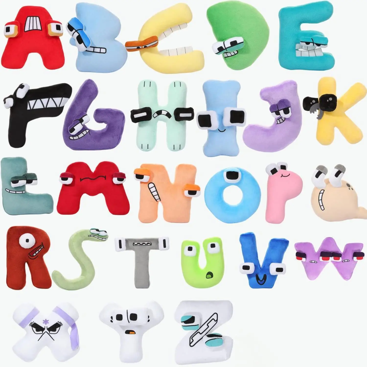 Alphabet Lore Russian Letter Plush Toy Pillow Perfect Gift For Kids To  Learn And