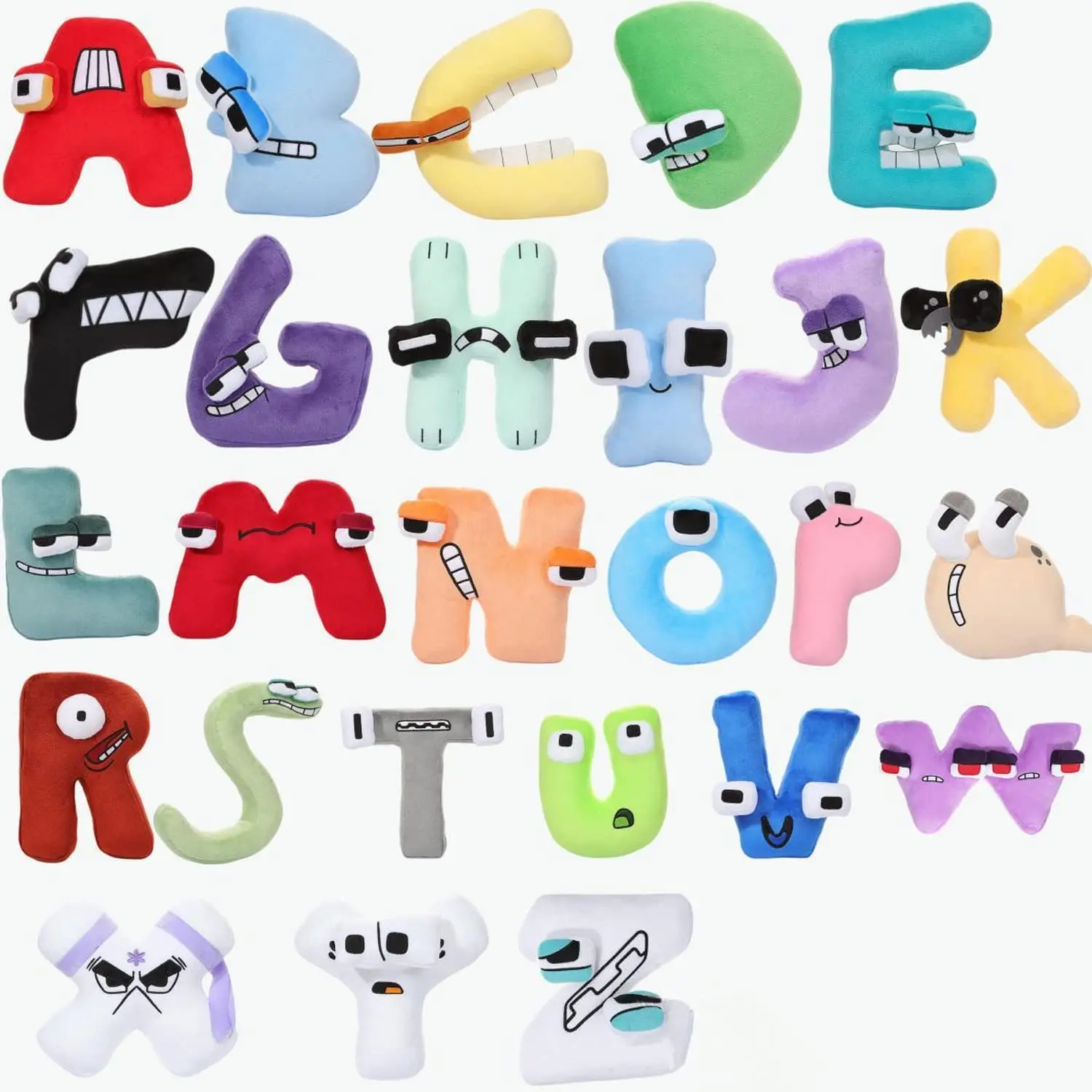 Alfabeto Mueco De Peluche Lore Alphabet Legenda - Corre Que Ta Baratinho