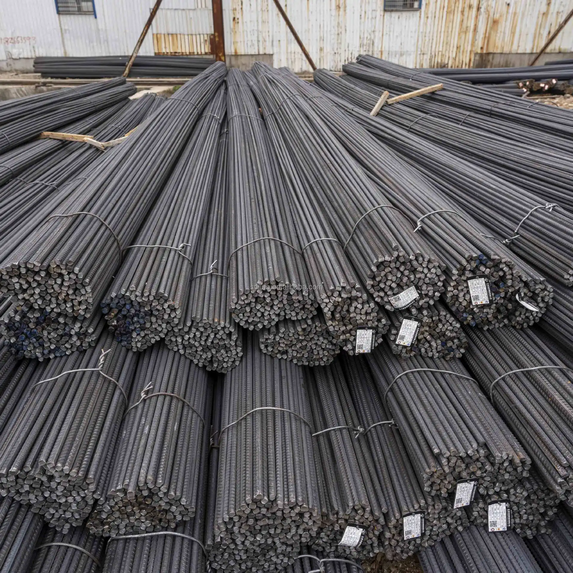 Deformed Hrb400 Hrb500 13mm Reinforcing Steel Rebar Deformed Rebar 10mm