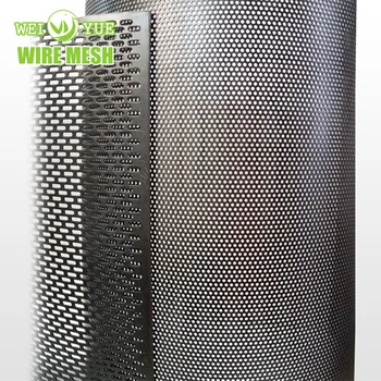 1mm/1.5mm Hexagonal Hole Stainless Steel Perforated Sheet 316/Aluminum Perforated Metal Mesh Speaker Grille Sheet