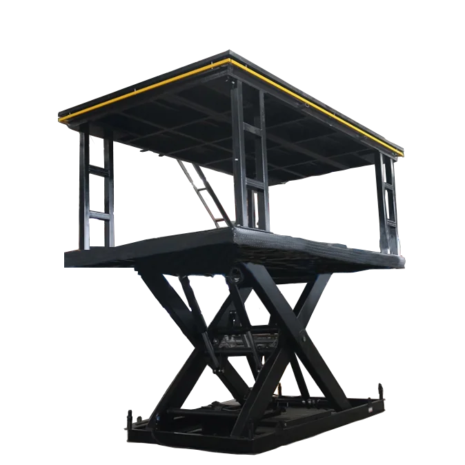 Scissor Car Parking Lift Stationary Scissor Lift Platform Double Deck Car Lift