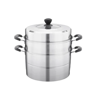 DaoSheng 1/2/3/4 Layers Stackable Multifunctional Stainless Steel Seafood Steam Pot Household Vegetable Cooking Steamer Pot