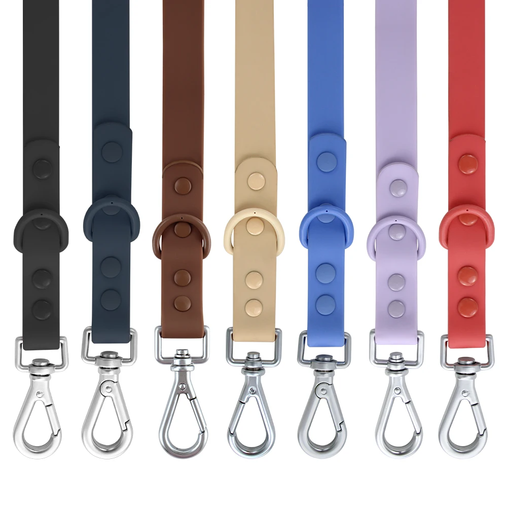 Custom Designer Durable Pvc Soft Waterproof Adjustable Luxury Lead Walk Small Pet Dog Collar Leashes Set